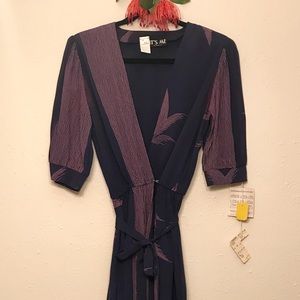 NWT VINTAGE 80s Wrap Dress